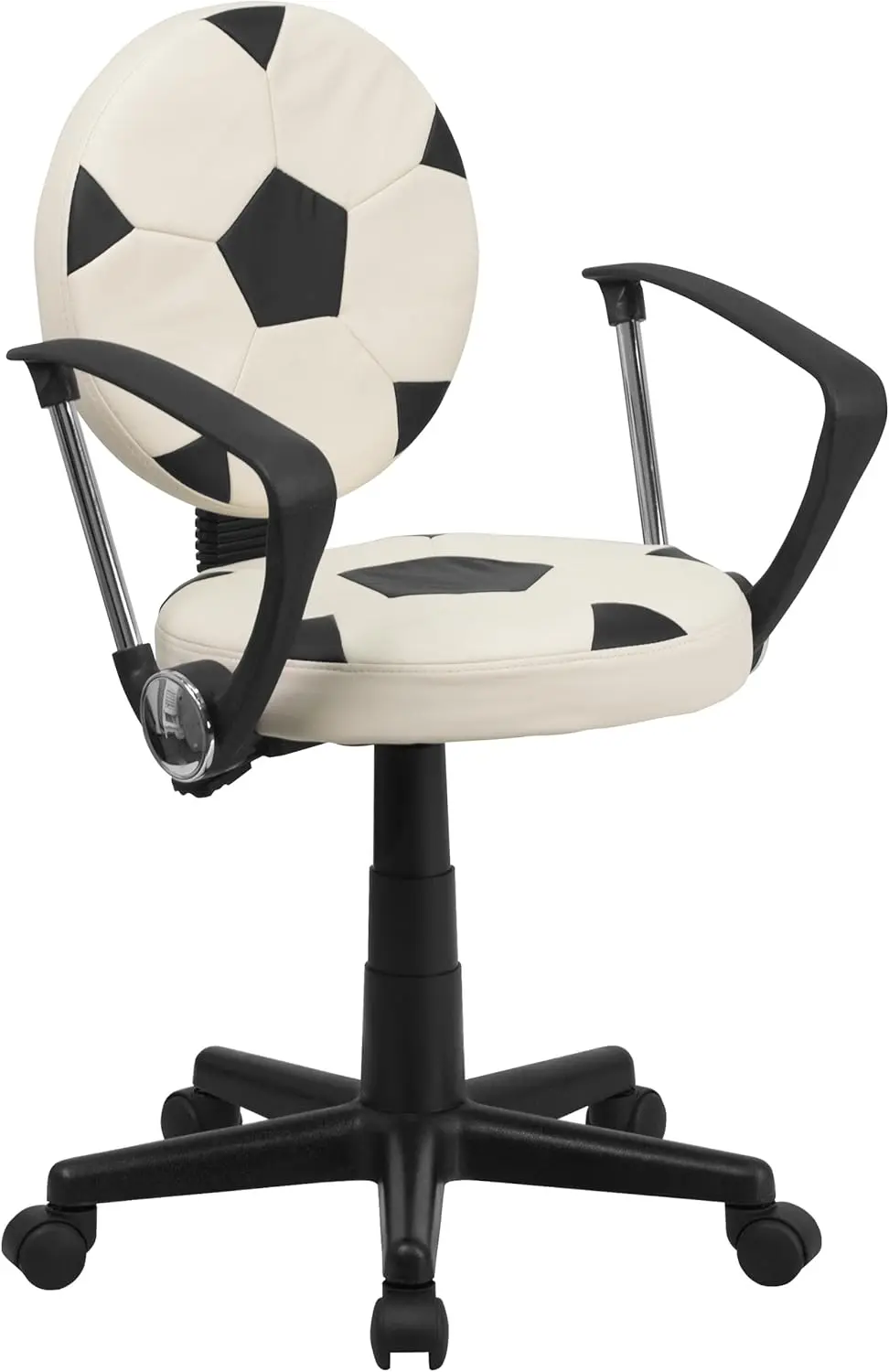 Soccer Swivel Task Office Chair With Arms