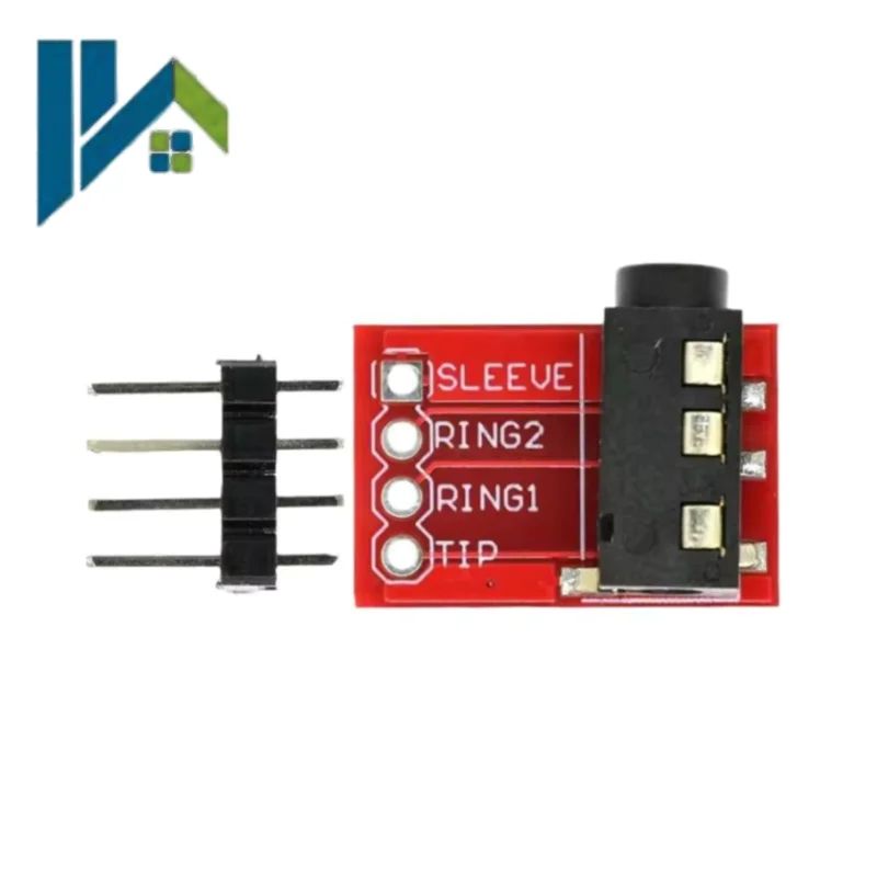 3.5mm TRRS Stereo Audio Jack Module Headset Microphone Interface For MP3 Audio Video Signal Input Output