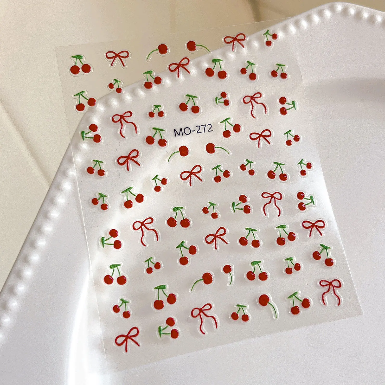 Adesivos Decorativos 3D de Cer - Nail Art Red Cherry avaliação e preço