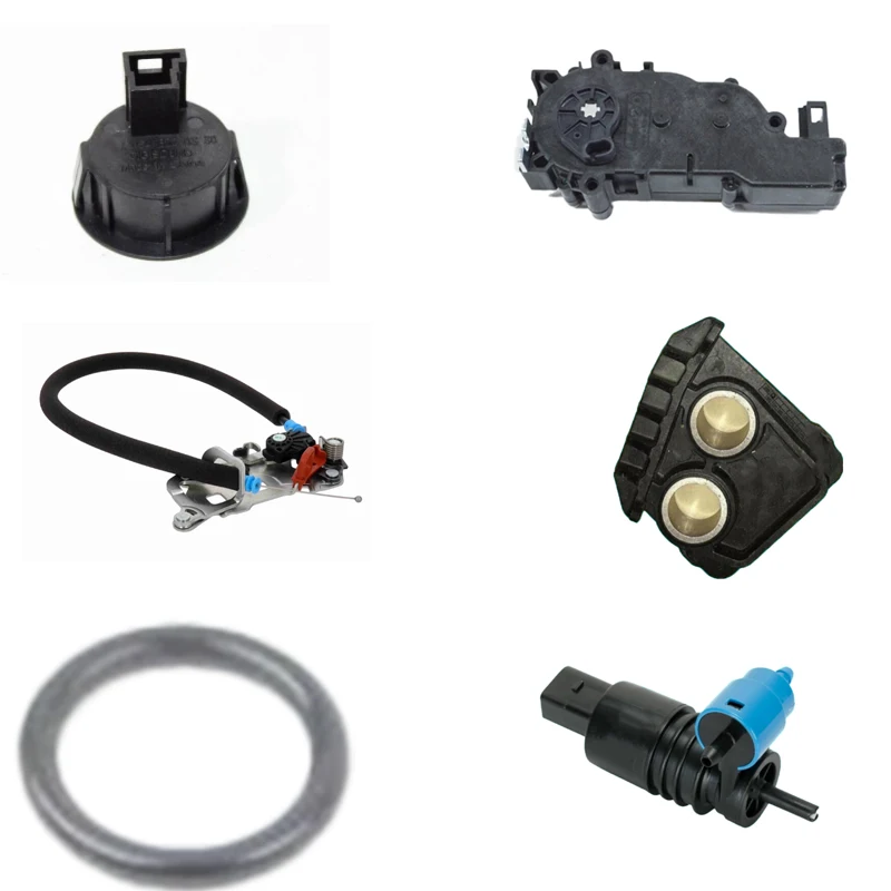 Buzzer, automatic tailgate  Variable speed motor, electric closing device  Servo closing rod, electric closing device  Seal ring