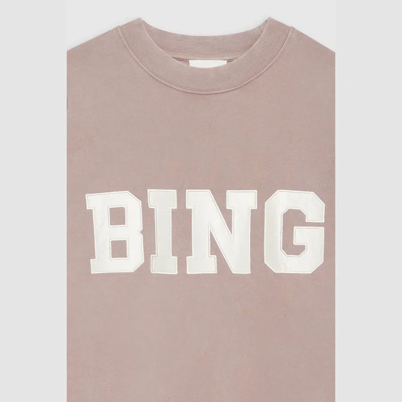 أوائل الخريف جديد كلاسيكي BING ملصق التطريز غسل المياه الصباغة المقلية اللون الصوف سترة المرأة