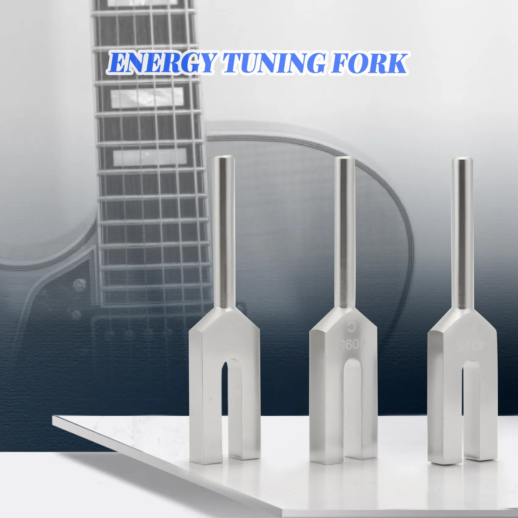 4 teile/satz Aluminium legierung Engel Kristall Stimmgabel 4096Hz/4160Hz/4225Hz Energie Stimmgabel