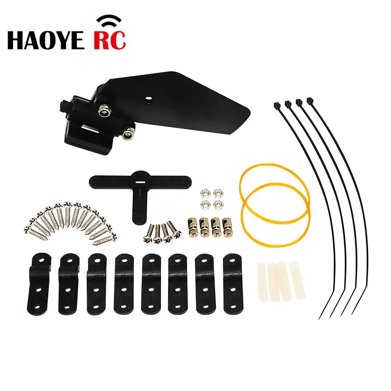 Hy Modell Boot Ponton Ruder platte Modell Schiff Ruder platte Zubehör Elektro boot Benzin Boot Zubehör