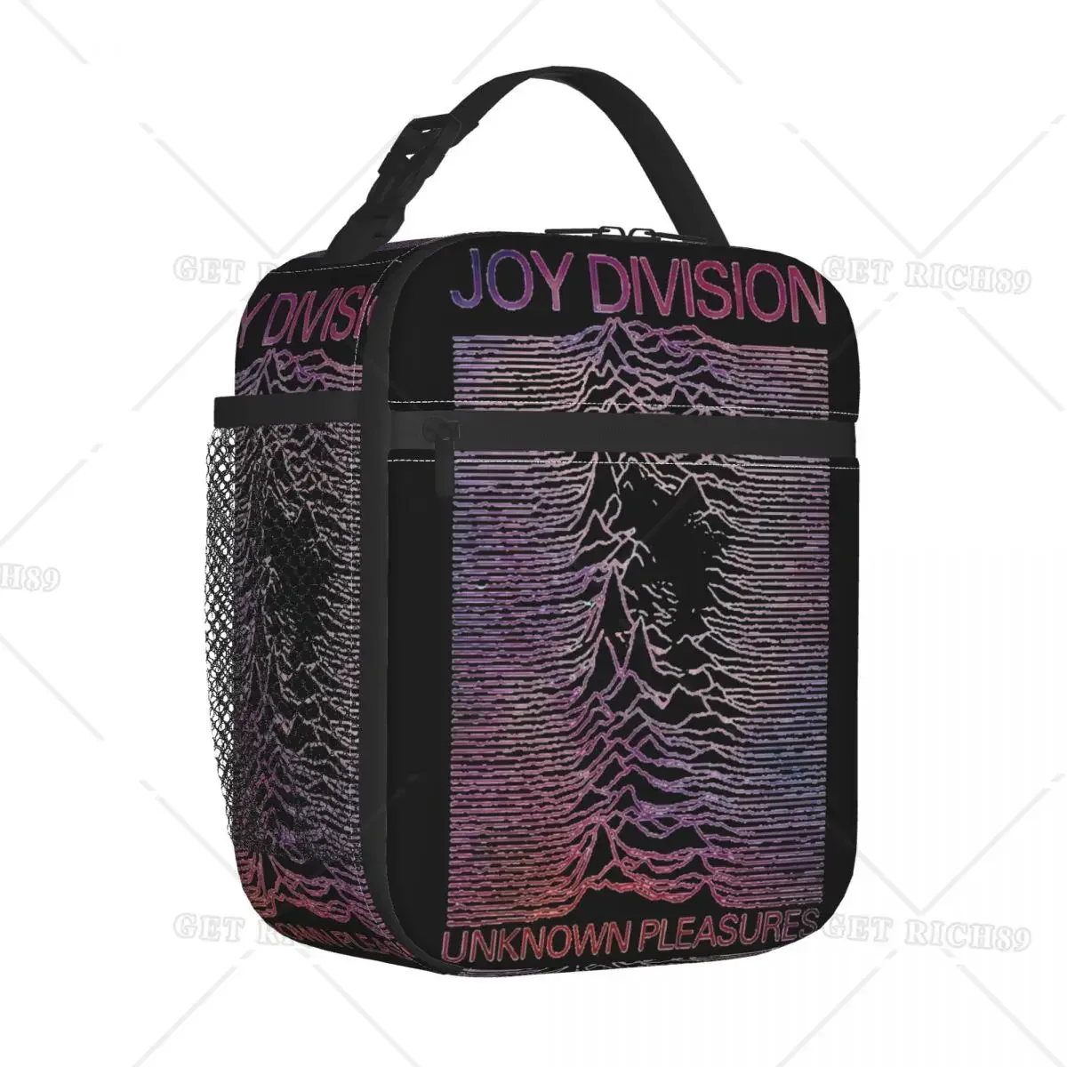 Joy Division Unknown Pleasures Insulated Lunch Bag for Women Men High Quality Thermal Cooler Lunch Box for Work