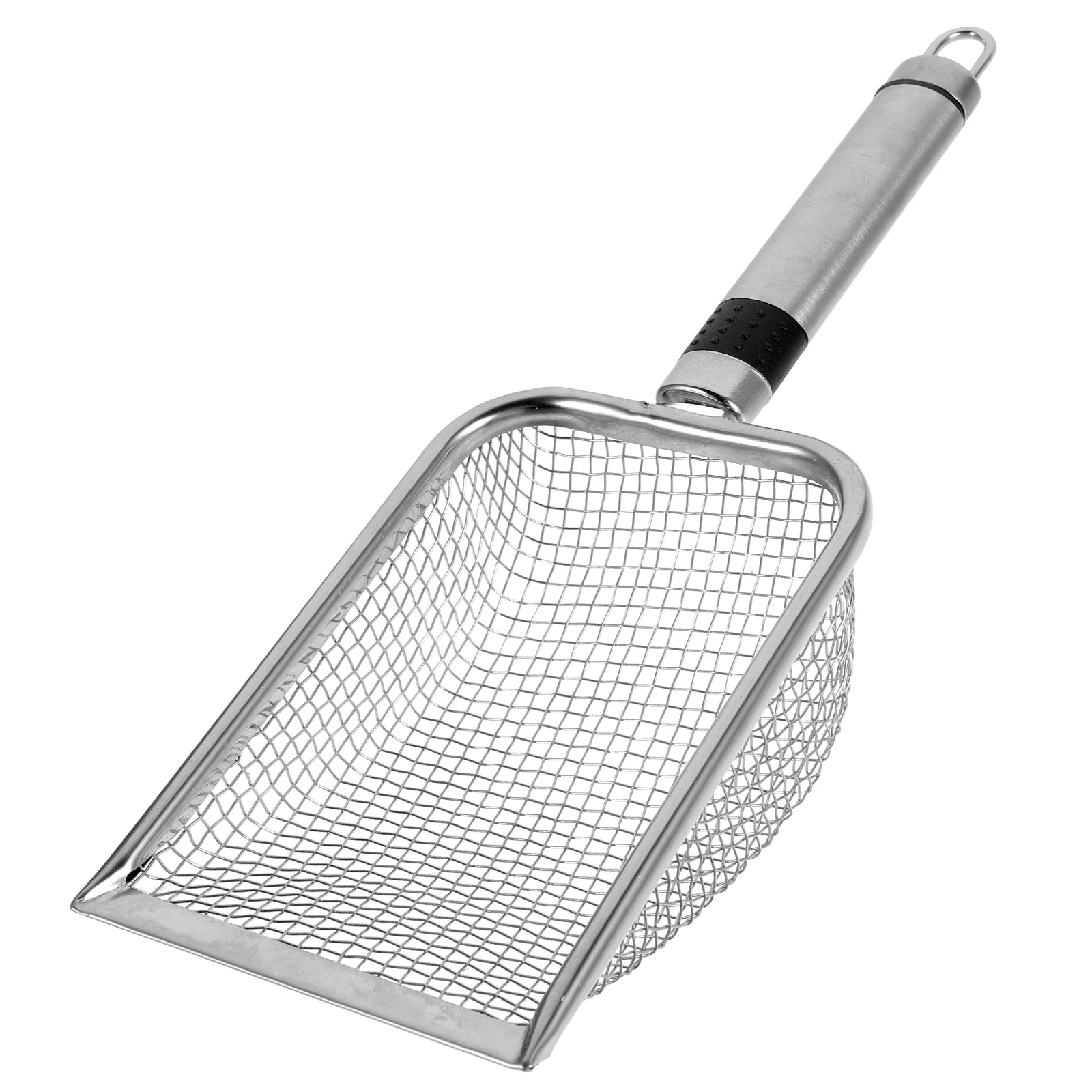 Pala in acciaio inossidabile con foro in rete da 3 8 mm per giochi con la sabbia Scavo portatile Pala da spiaggia portatile Giocattolo Pale per bambini grandi