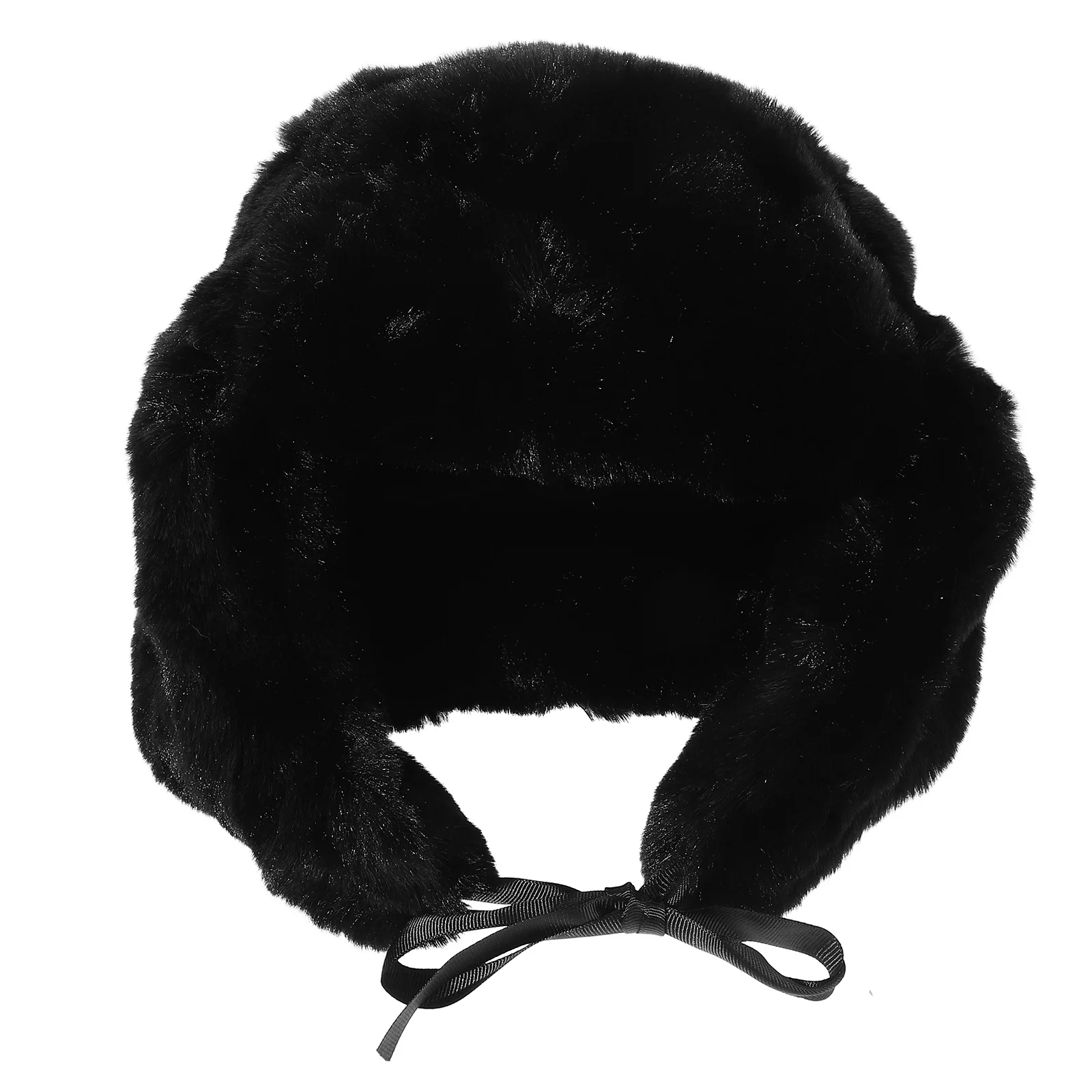 Cap Fur Ear Hat Middle Aged Faux Rabbit Snow Ski Hats for Men Women