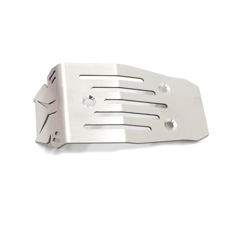 Stainless Steel Ch is Armor Front Rear Protector Skid Plate for 1/10 Arrma VORTEKS Big Rock RC Car Upgrade Parts