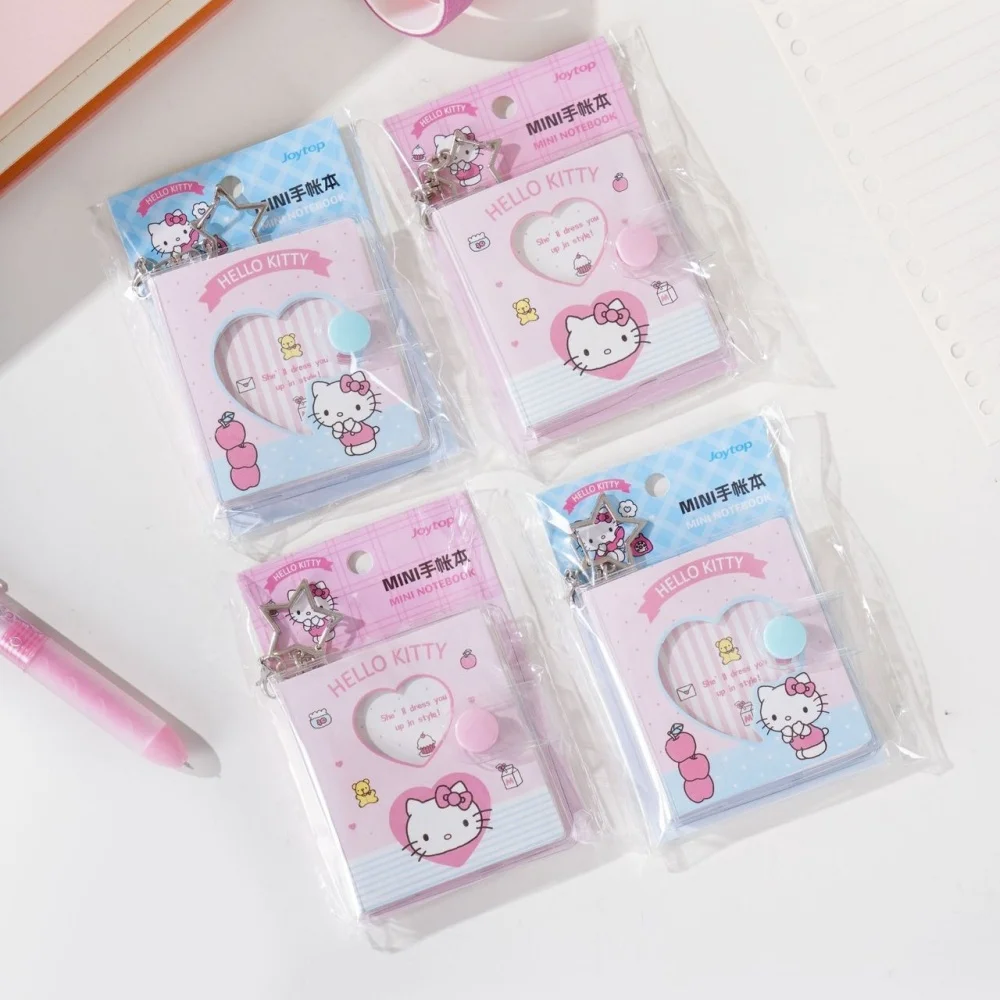 Genuine Sanrio Mini Planner Kawaii Hello Kitty Portable Pocket Notebook Journal Cartoon Stationery Supplies Students Gifts