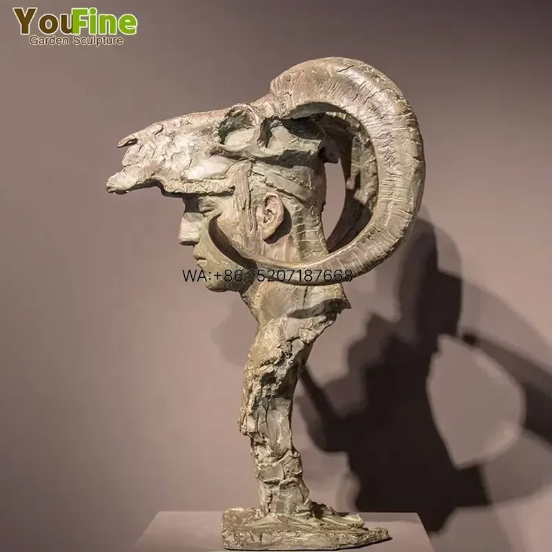 Wmwmnu Antique Bronze Shaman Statue for Home Decor