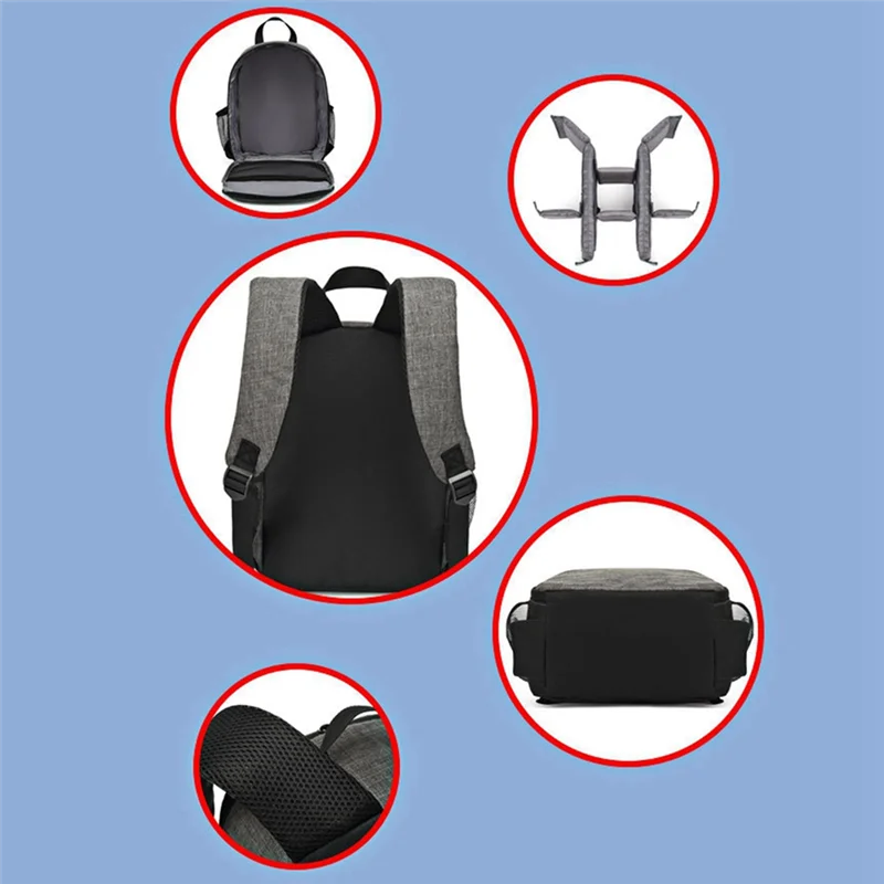 ABKN-Multi-Function Digital Camera Backpack Bag Waterproof Outdoor DSLR Camera Bag For Nikon Sony Shockproof Bag For Travel B