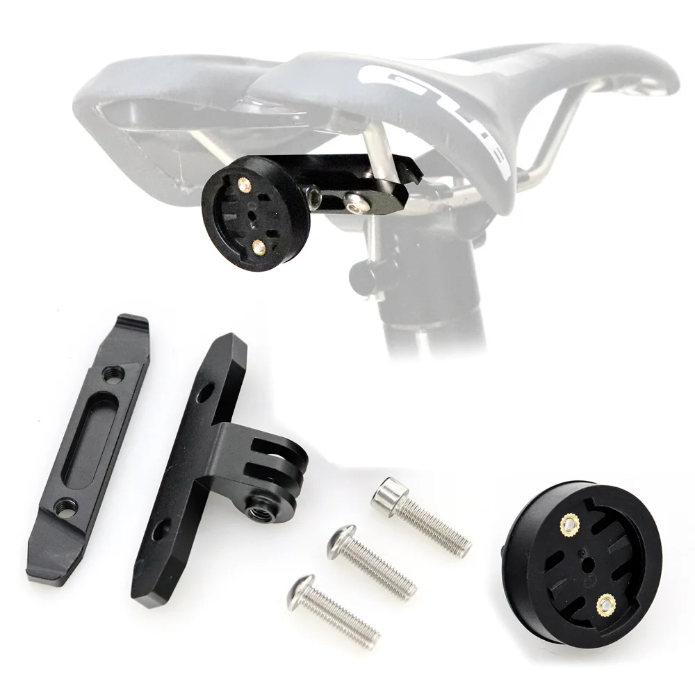 Fahrrad Sattel Schiene Sitz Lock Mount Stabilisator Aluminium Fahrrad Racing Sattel Montieren Schiene Sitz Klemme Für Gopro Hero 5 Hero4/3 +/3