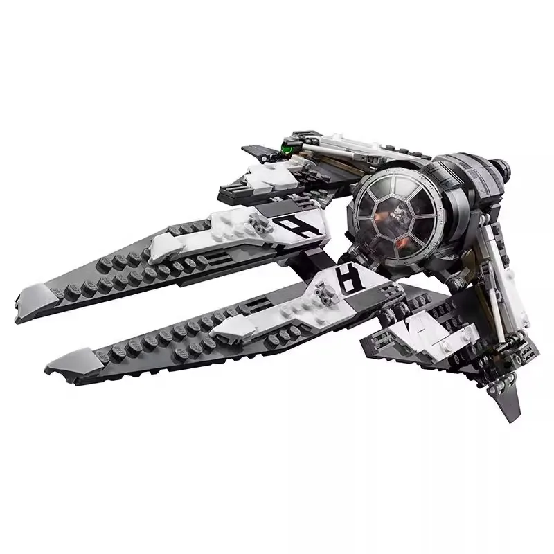 NEW IN MOC 75242 Black Ace TIE Interceptor Building Blocks Space Wars Bricks DIY Toys For Children Birthday Christmas Gifts