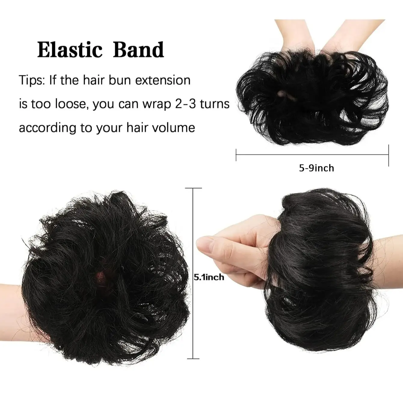 Pezzo di capelli chignon disordinato con fascia elastica Capelli umani per le donne Biondi ricci Chignon Coda di cavallo Estensioni dei capelli Updo Parrucchino 1 PZ