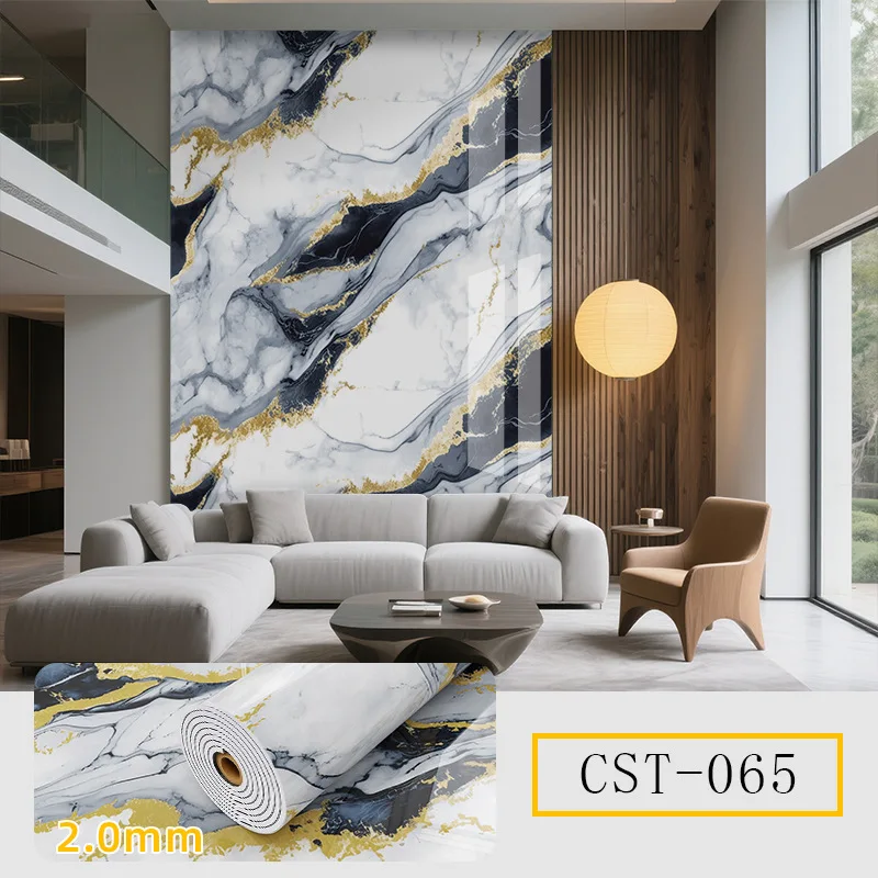 

40cm*3M Self-Adhesive PVC Wall Covering Panel Water & Moisture Resistant for TV Backdrop Removable Modern Decor Enthusiast