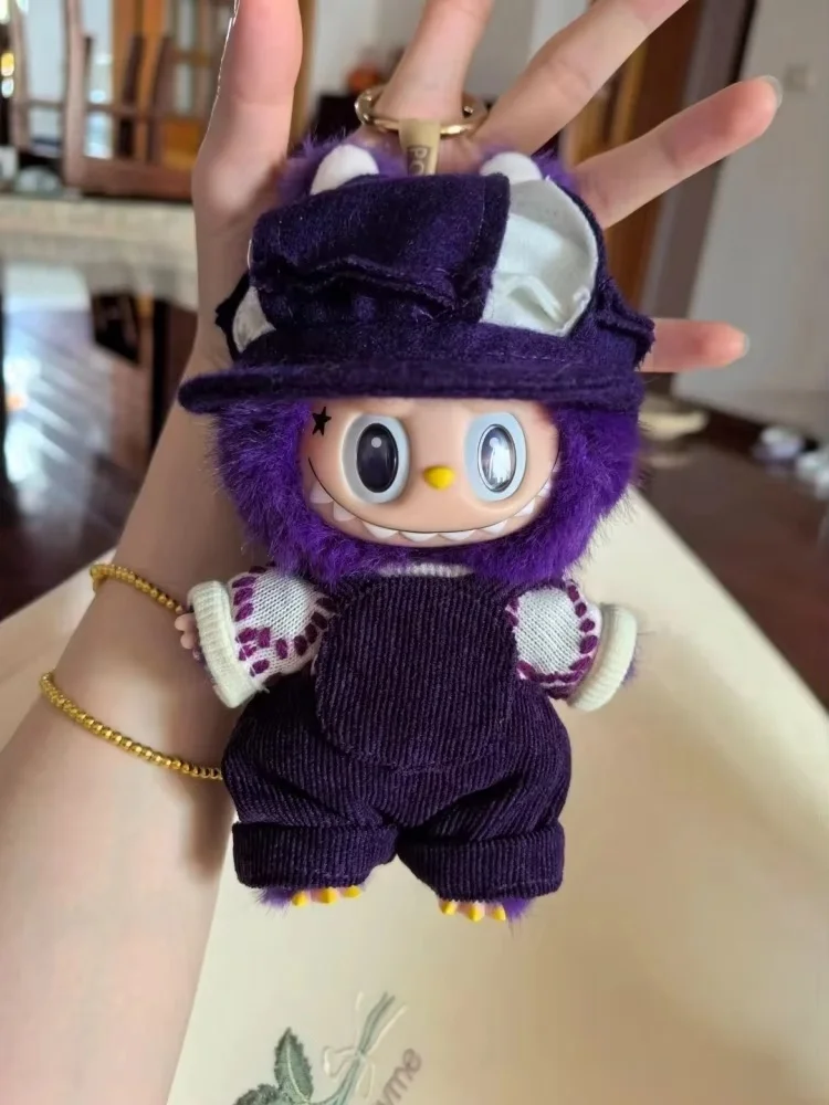 High Quality 1:1 Replica Monster Labubu Series 2.0 Model Toy Fancy Purple Milan Fashion Vinyl Ornament Replica Kid Birthday Gift