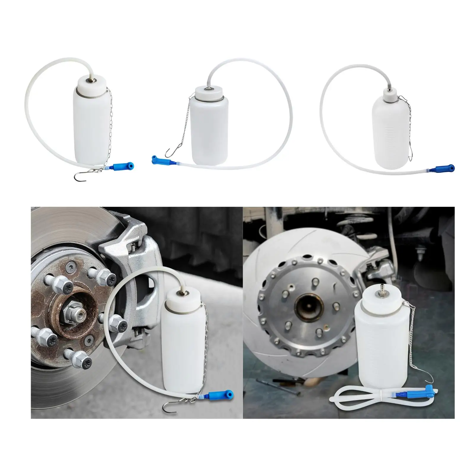 

Brake Bleeder Bottle with Hanging Hook Brake Oil Change Kit Brake Fluid Bleeding Bottle for Motorbike Auto Maintenance