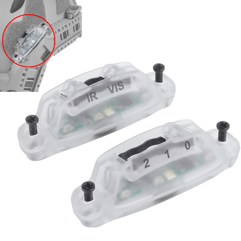 

Тактические фонари для шлемов CS Airsoft с креплением на модульную ARC-рейку: ИК/белый сигнальный свет, лампа для охотничьих шлемов, аксессуары для шлемов