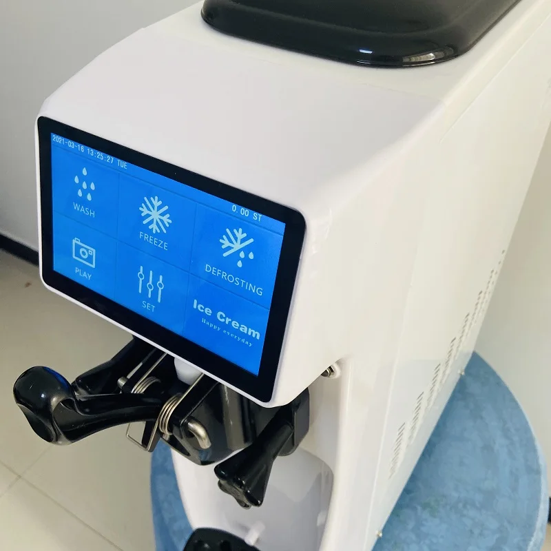 2025 Small Cone Single Head Commercial Utility Cone Convenience Store Ice Cream Soft Machine