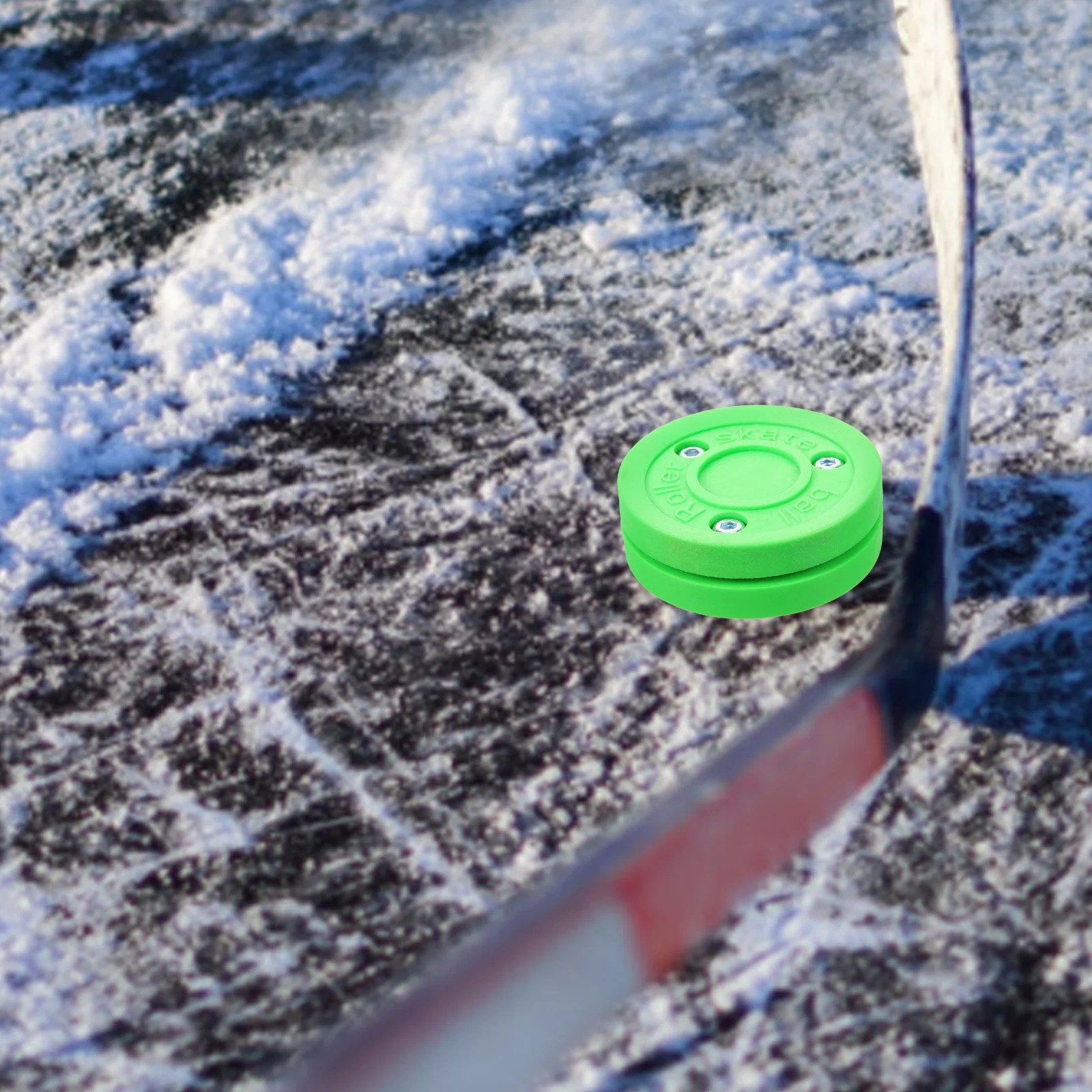 Puck de Hockey, rodillo de juego, discos de interior, pelota de entrenamiento, vitrinas de Fitness para carrera de hielo