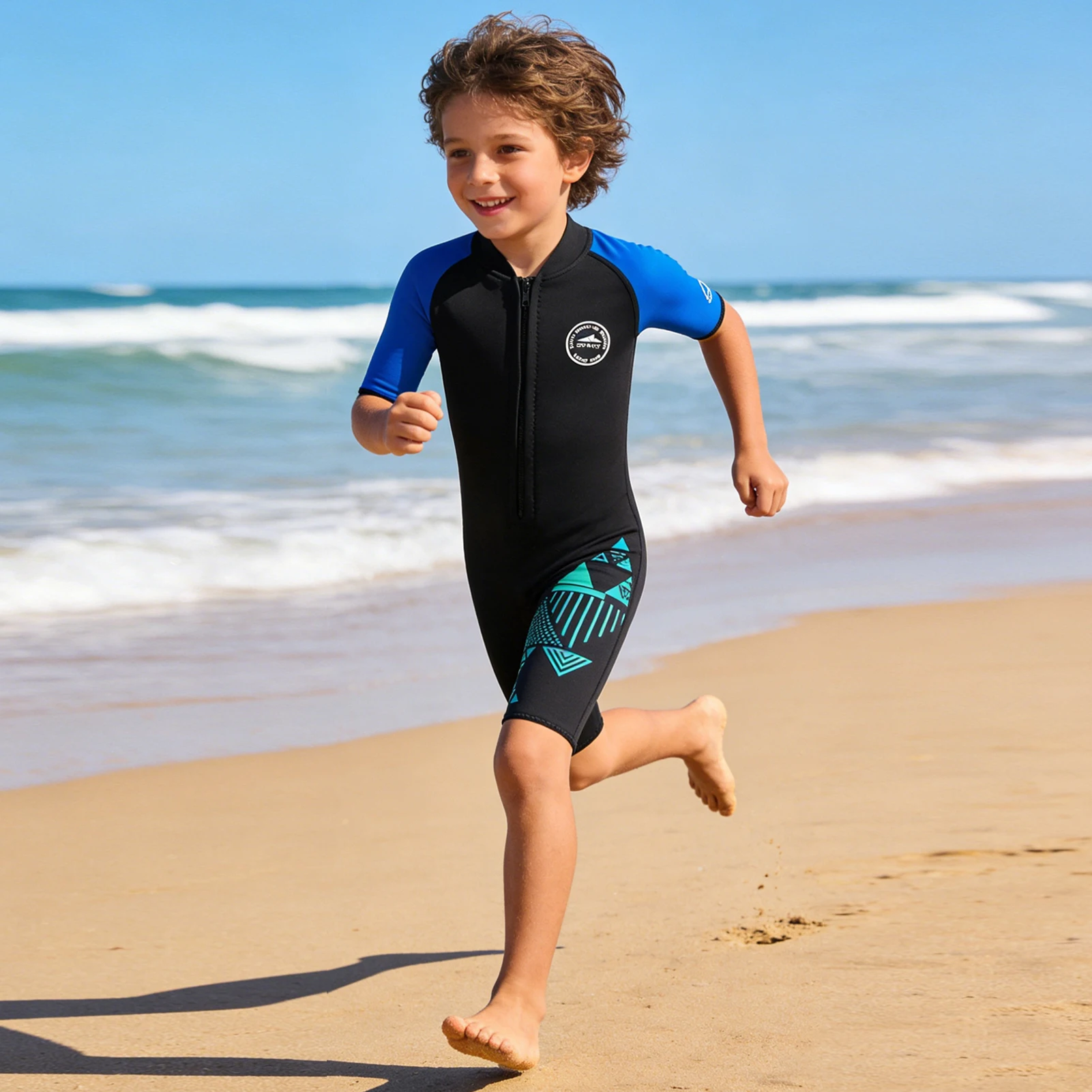 Traje de neopreno infantil de una pieza con protección cutánea - imagen 2