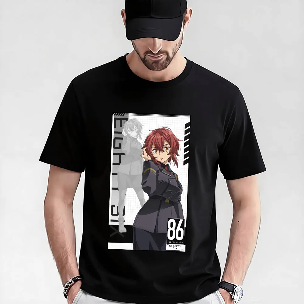 

86 Eighty Six Gift t shirt Japan Manga graphic tee 60526 Anime Y2K Clothes Short Sleeve All size Tops S-6XL Cartoon Streetwear