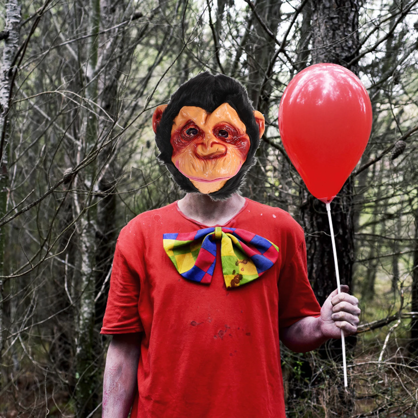 

Monkey Mask Masks for Adults Halloween Scary Costume Animal Men Funny Jungle Party