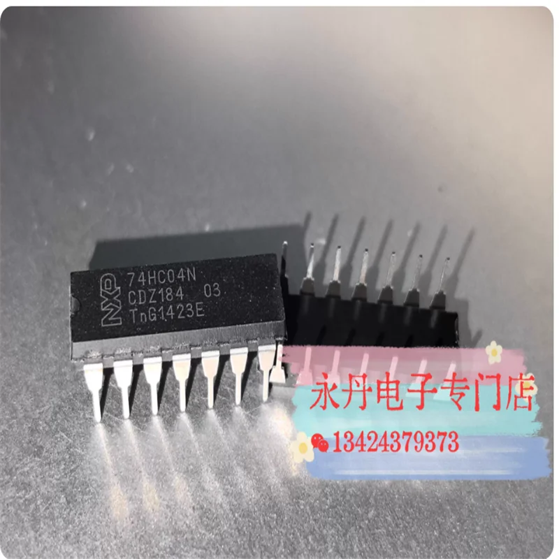 Directly insert 74HC04N DIP-14 brand new original imported elderly laser font for direct shooting