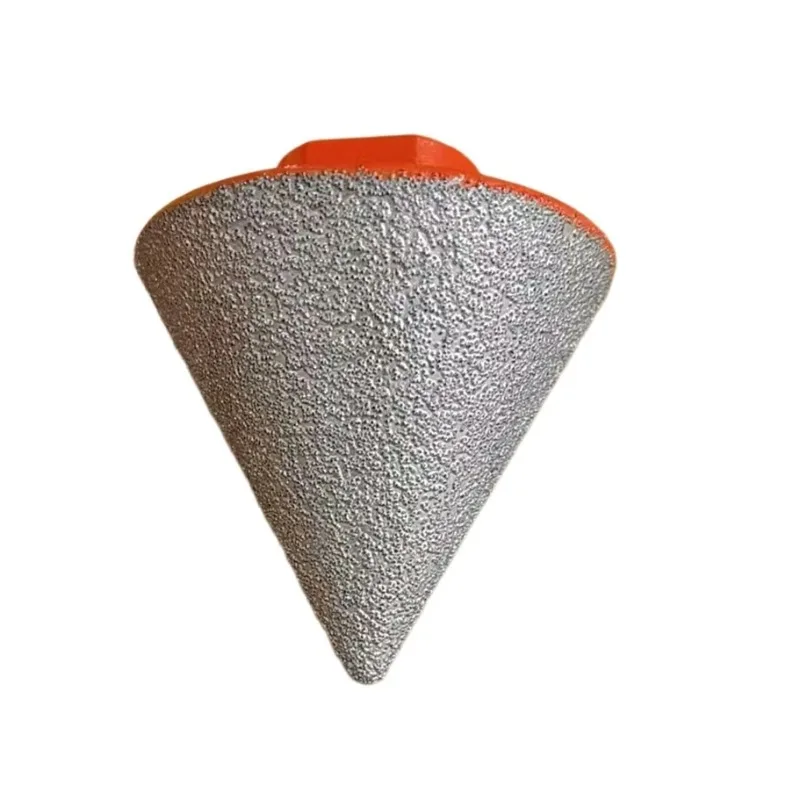 Oem Pmst 20-48mm Vacuum Brazed Cone Core Bit Ceramic Porcelain Trimming Chamfer Drill Bit Beveling Conical Drill