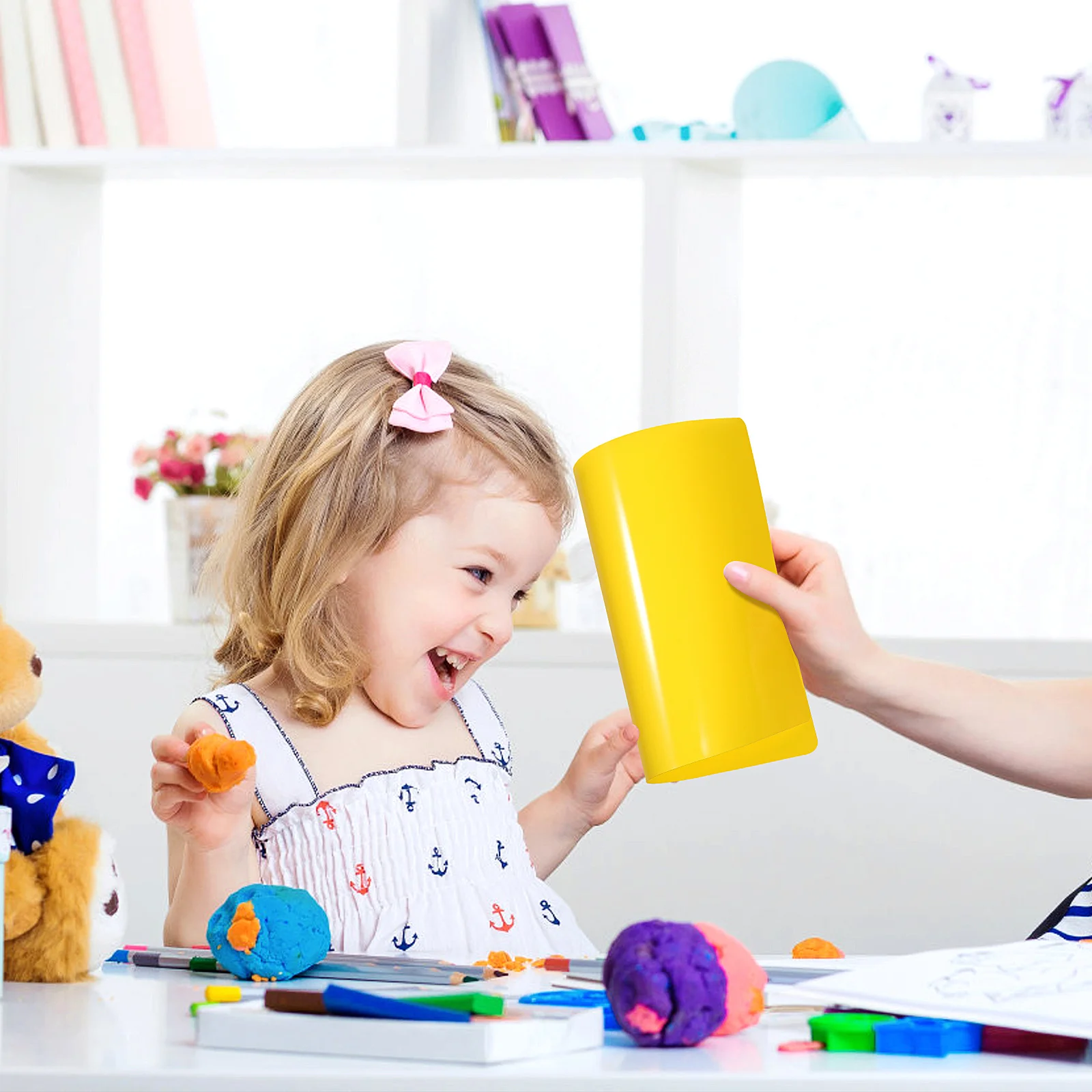 4 قطع من بساط اللعب البلاستيسين للأطفال، سطح غير قابل للانزلاق يحافظ على الطاولة مرتبًا ومثاليًا لنمذجة الطين وأنشطة الرسم #1