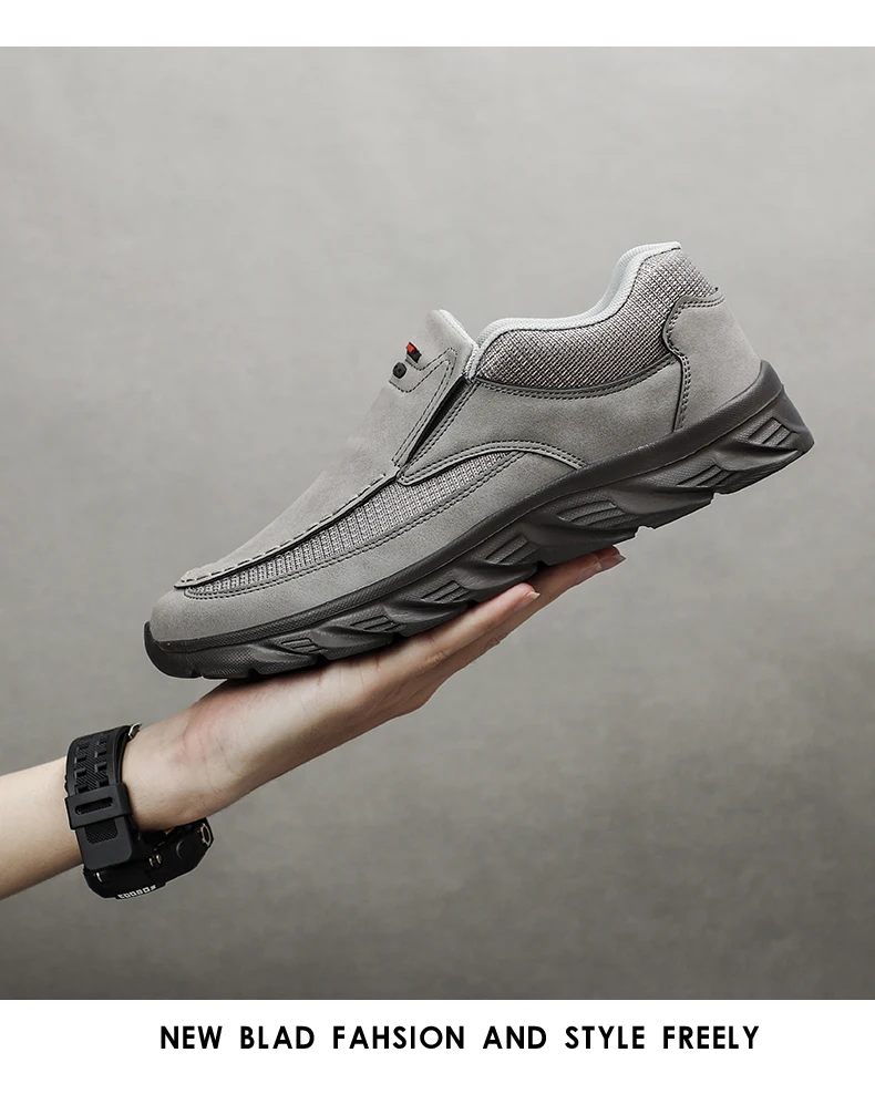 Männer Turnschuhe Licht Faulenzer Slip auf Casual Schuhe für Männer Bequeme Luxus Marke Männlichen Business Schuh Fahren Schuhe – Detail 15