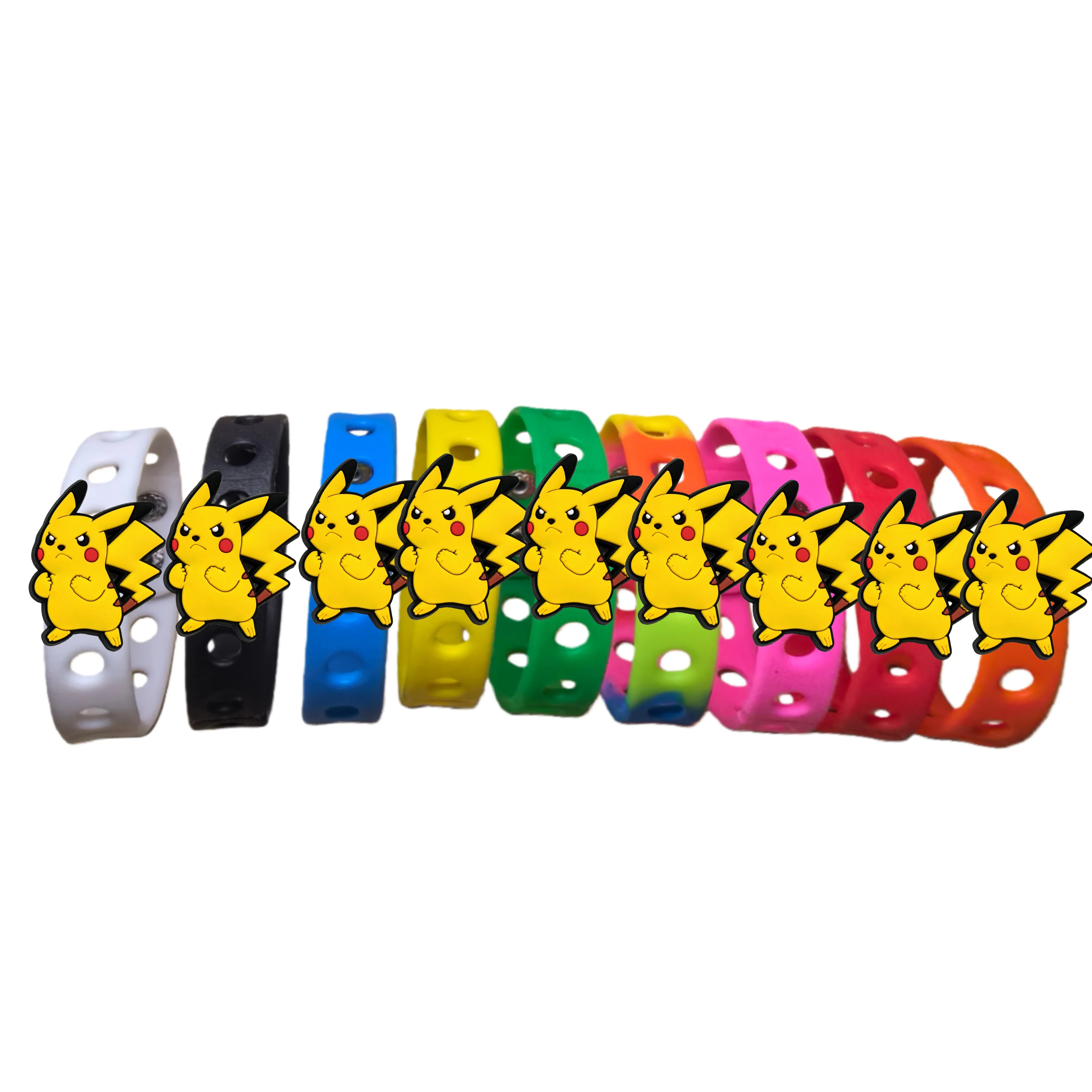 desenhos-animados-natal-ano-novo-buraco-punch-pulseira-de-silicone-kawaii-conjunto-multicolorido-esportes-fitness-pulseiras-para-decoracao-de-festa-presente-de-feriado