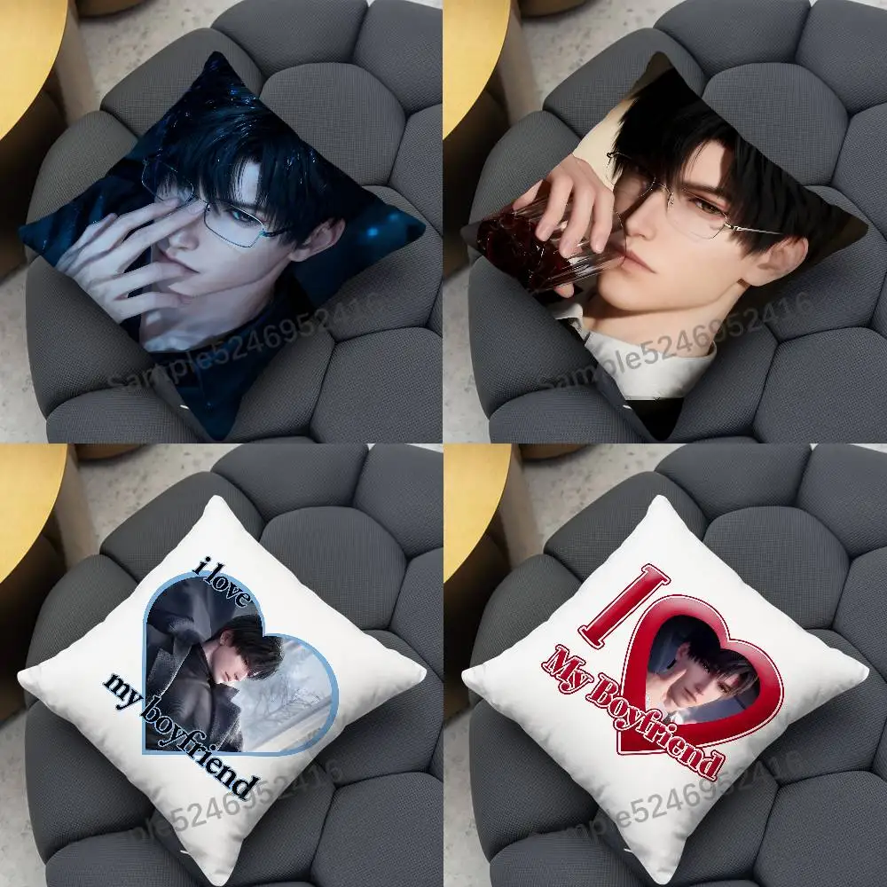 Zayne Pillow Case Cover L-Love And Deepspace Ultra Soft Skin Friendly Fabric Cloud Like Comfort & Concealed Zipper