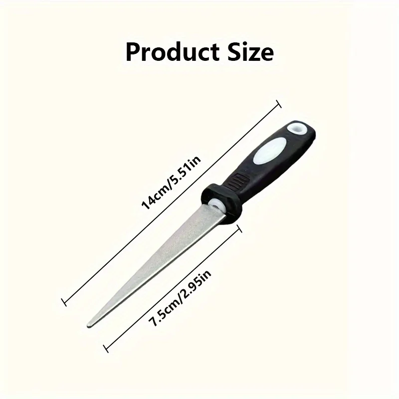 2026 New Double-Sided Diamond Sharpener – Metal Grinding File for Scissors, Cutters & Garden Tools, Sharpening Stone