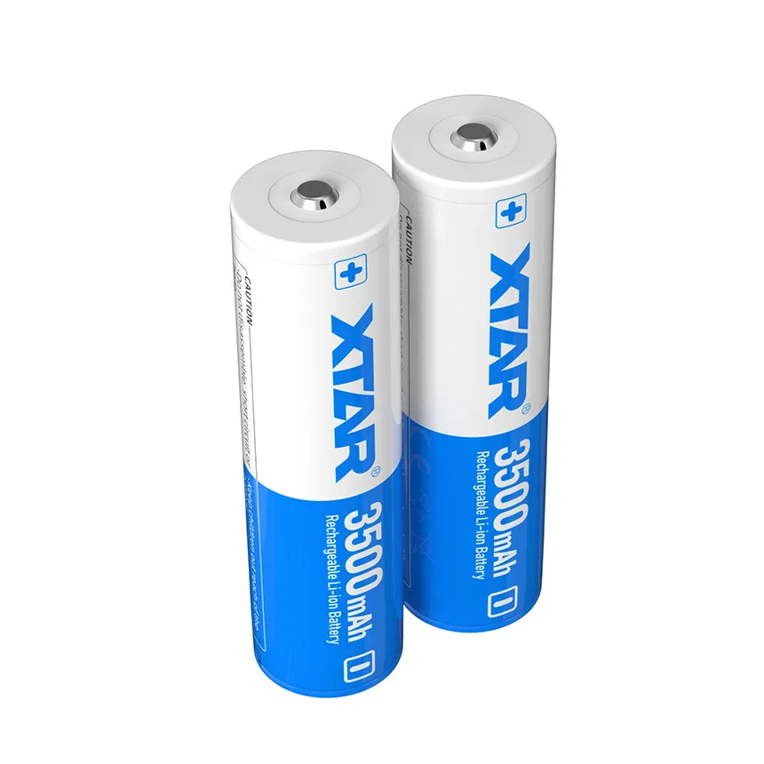 XTAR 2 szt. 18650 3500 mah akumulatory o dużej pojemności i dużej mocy 3,6 V 10A do elektronarzędzi powerbank