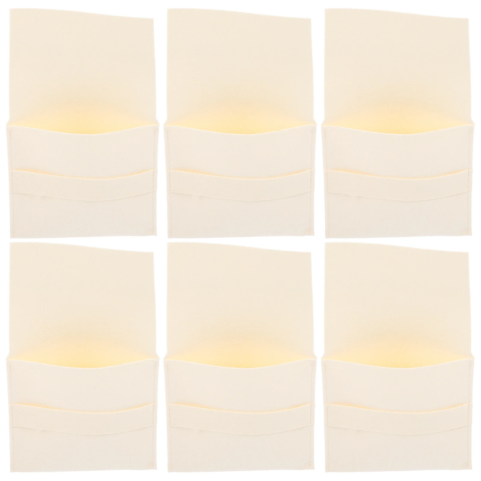 

6Pcs Jewelry Storage Bags Small Jewelry Pouches Soft Cloth Gift Packaging Bags Necklace Ring Organizer Small Necklace Bag