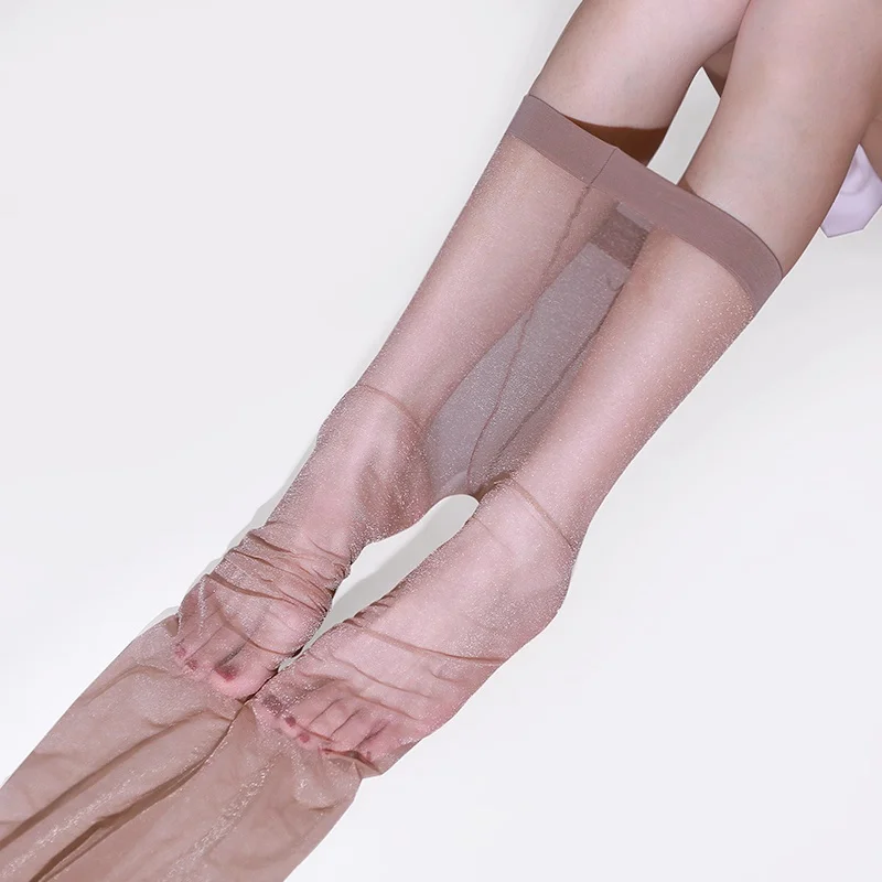 

Glitter Stockings Tights 0D Transparent Shiny Pantyhose Sexy Charming Glossy Thin Women's Summer Tights Panthose