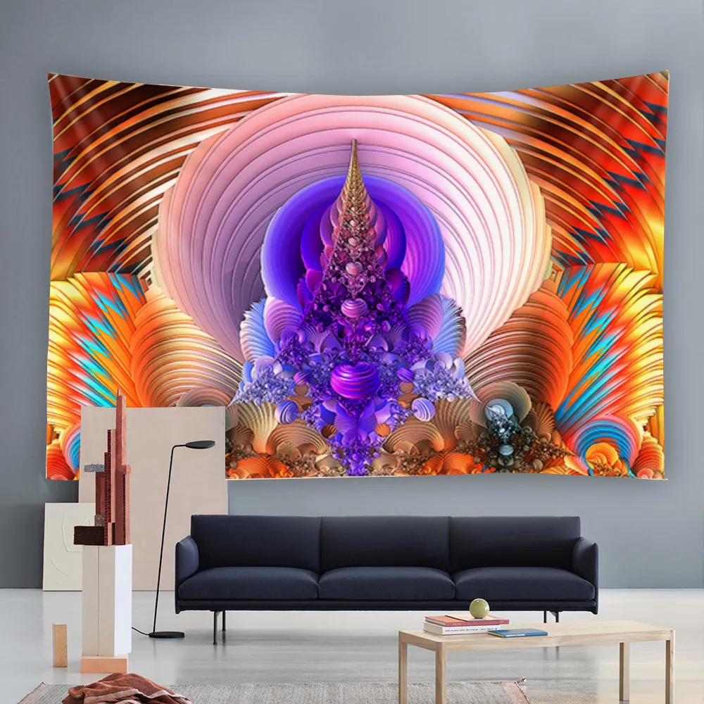 Magic Chakra Wall Hanging Tapestry Boho Art Deco Blanket Curtain Bedroom Living Room Decor