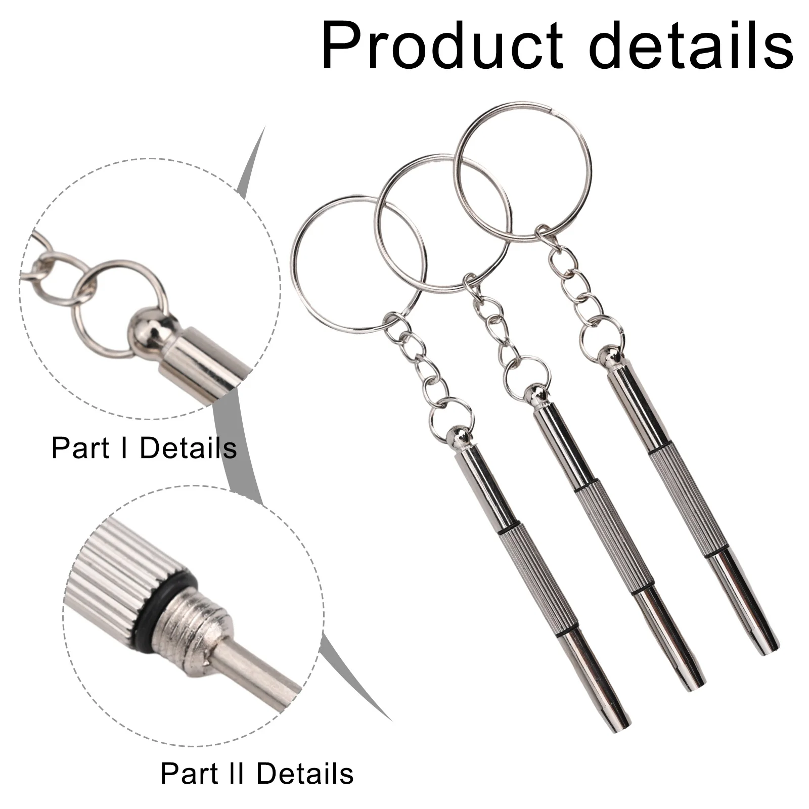 

Cross Screwdriver Screwdriver PCSMini Repair Tool Silver Stainless Steel Star Nut Driver Glasses Essential Supplies