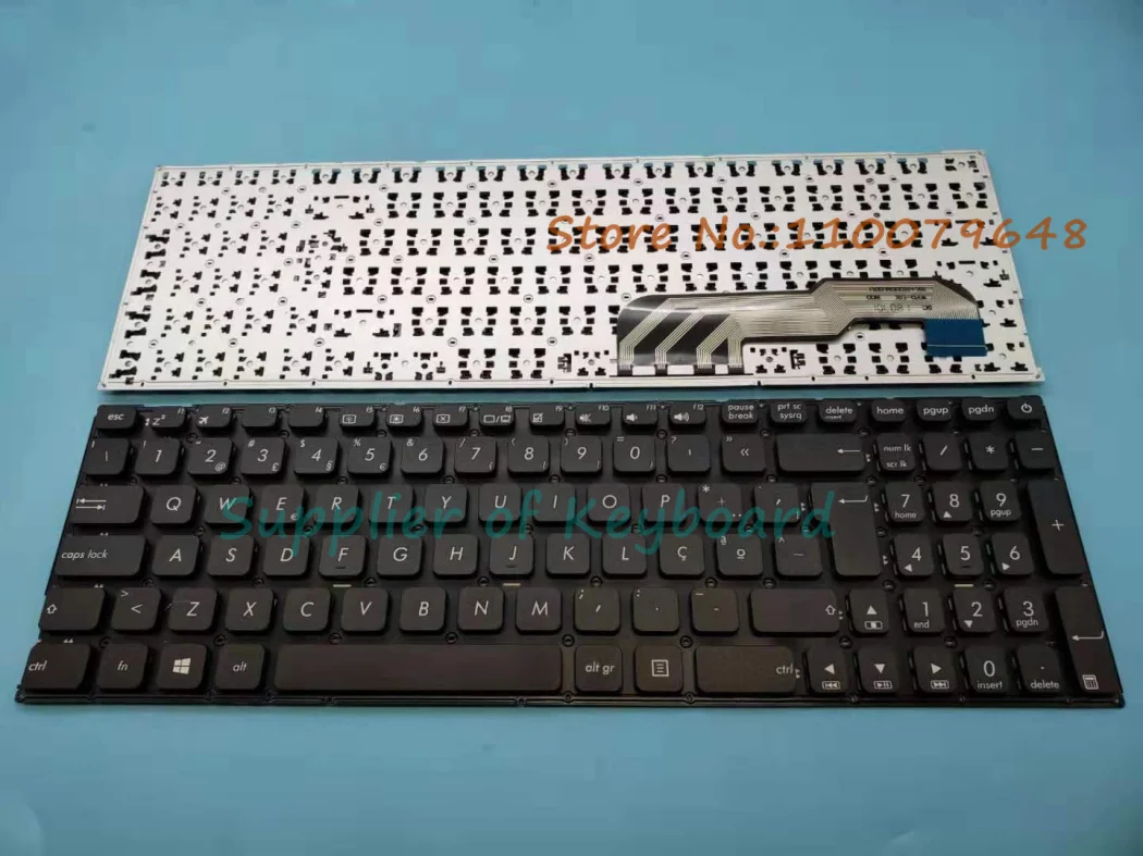 New For Asus A541 A541S A541SA A541SC A541U A541UA A541UV Brazilian Portuguese Keyboard Black/White