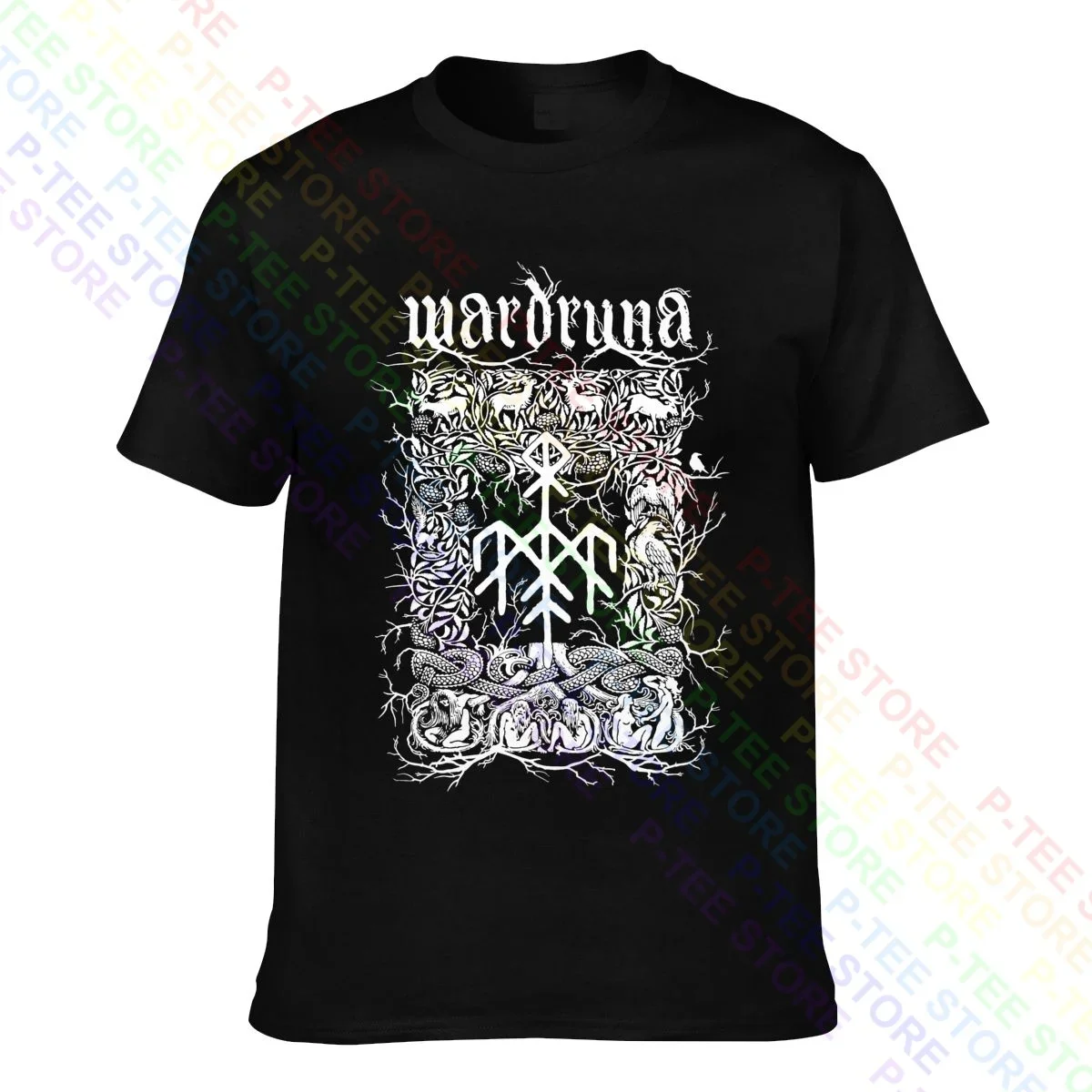 Nordik Folk Wardruna T-shirt Tee Shirt Rare Print Harajuku Streetwear