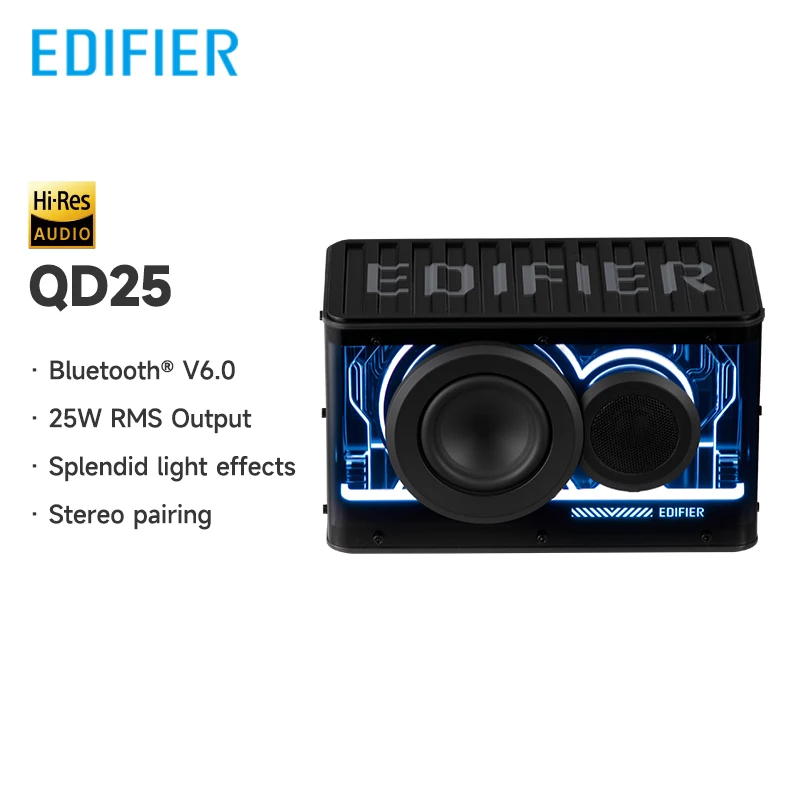 Edifier QD25 Bluetooth Speaker Tabletop Sound Box Hi-Res Audio