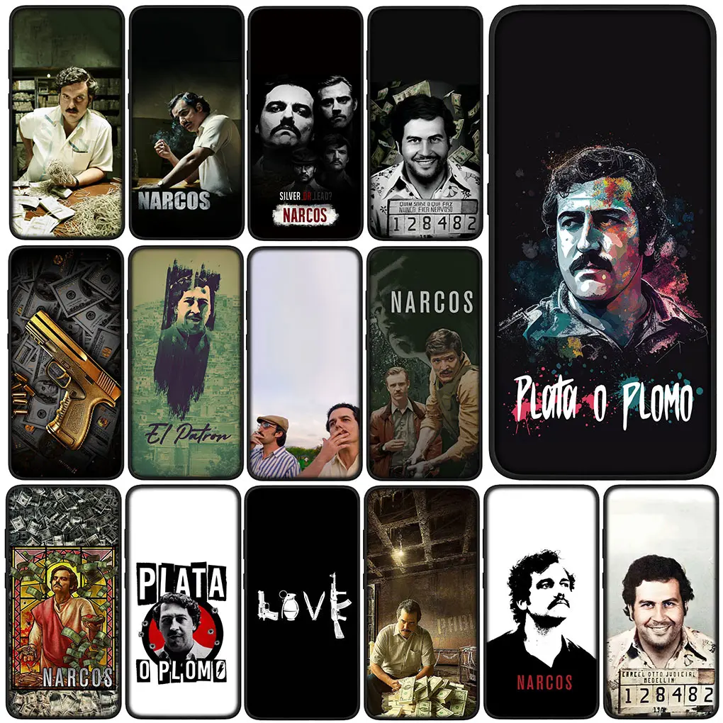 Moneys Narcos PABLO ESCOBAR Phone Cover Casing for Samsung Galaxy S24 S23 Fe Ultra Plus A55 A35 A24 A25 A15 A05 A06 A16 Case