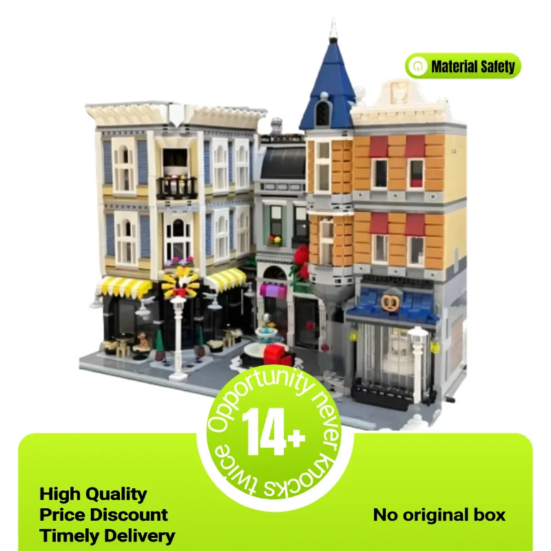 

4002PCS Hot New Releases 10255 City StreetView Center Assembly Square 15019 Building Blocks Bricks Kids Toys Birthday Gift