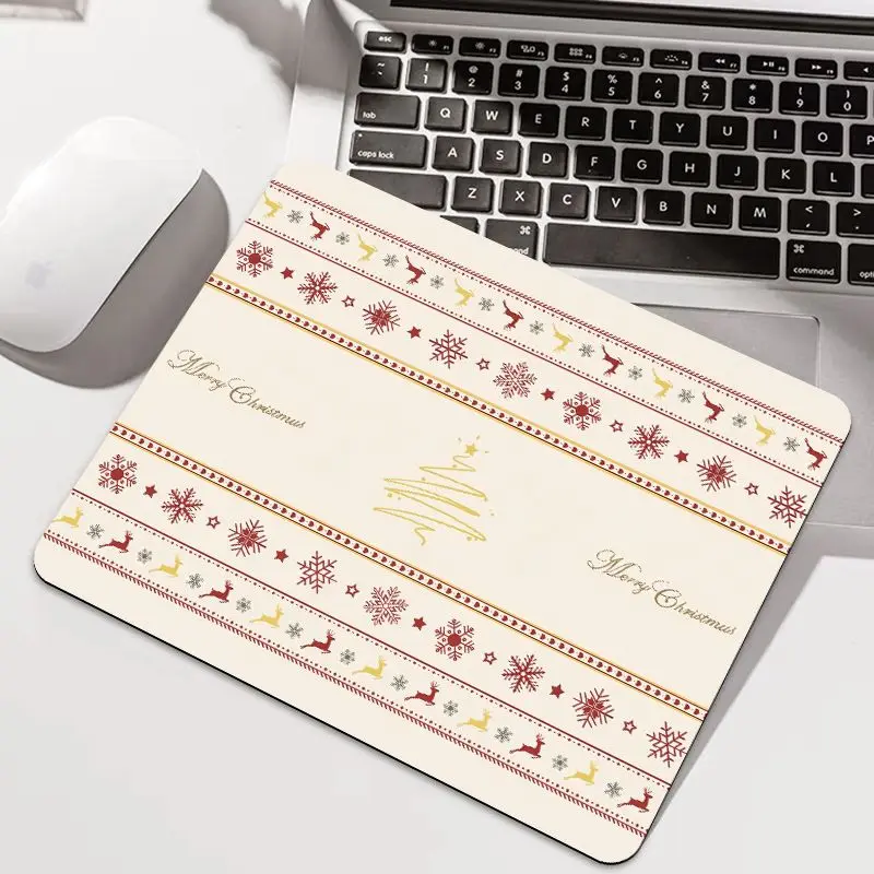 لوحة زجاجية كاملة الشاشة على شكل حيوان الرنة لعيد الميلاد على شكل جرو ماوس حصيرة ألعاب رياضية إلكترونية مكتب معزول حصيرة مكتبية لطيفة قابلة للغسل لوحة ماوس زجاجية