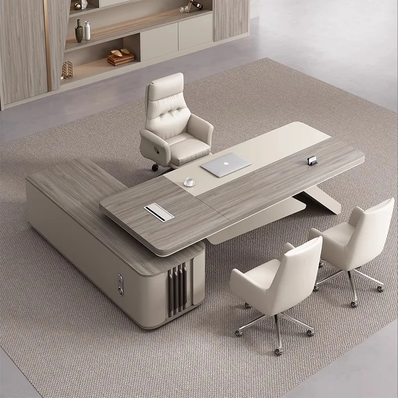 Manager Atmospheric Office Desk Large Popular Modern Leadership Office Desk Reception Office Furniture Der Schreibtisch XYOD