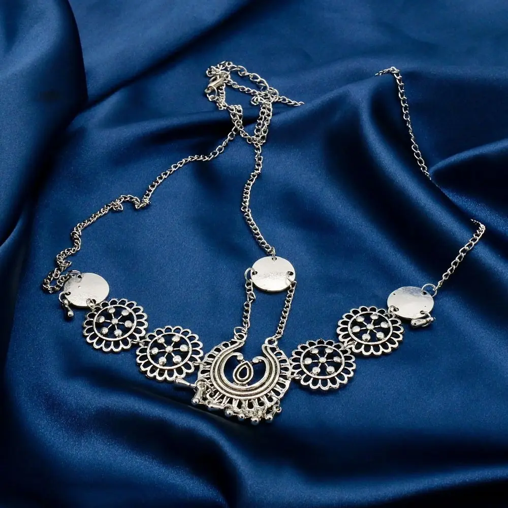 سلسلة رأس بوهيمية لتزيين الشعر ، إكسسوارات الرقص الرجعية ، المجوهرات القبلية ، الجبهة ، أغطية الرأس الهندية ، الزفاف