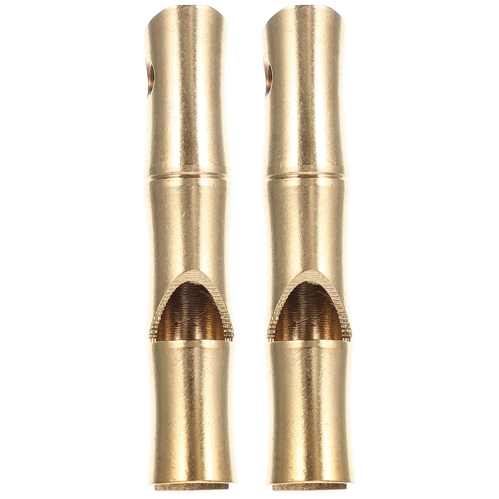 Colgante de silbato de Metal, llavero de emergencia fuerte, decoración para competición deportiva, colgante de silbato al aire libre, decoración colgante, 2 uds.