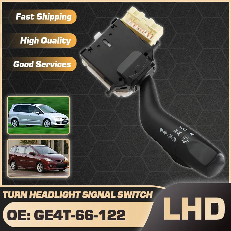 

Turn Signal Headlight Switch For Ford i-Max 2006-2010 Ford Ixion 1999-2005 Mazda 5 2006-2010 Mazda Premacy 1999-2010 GE4T-66-122