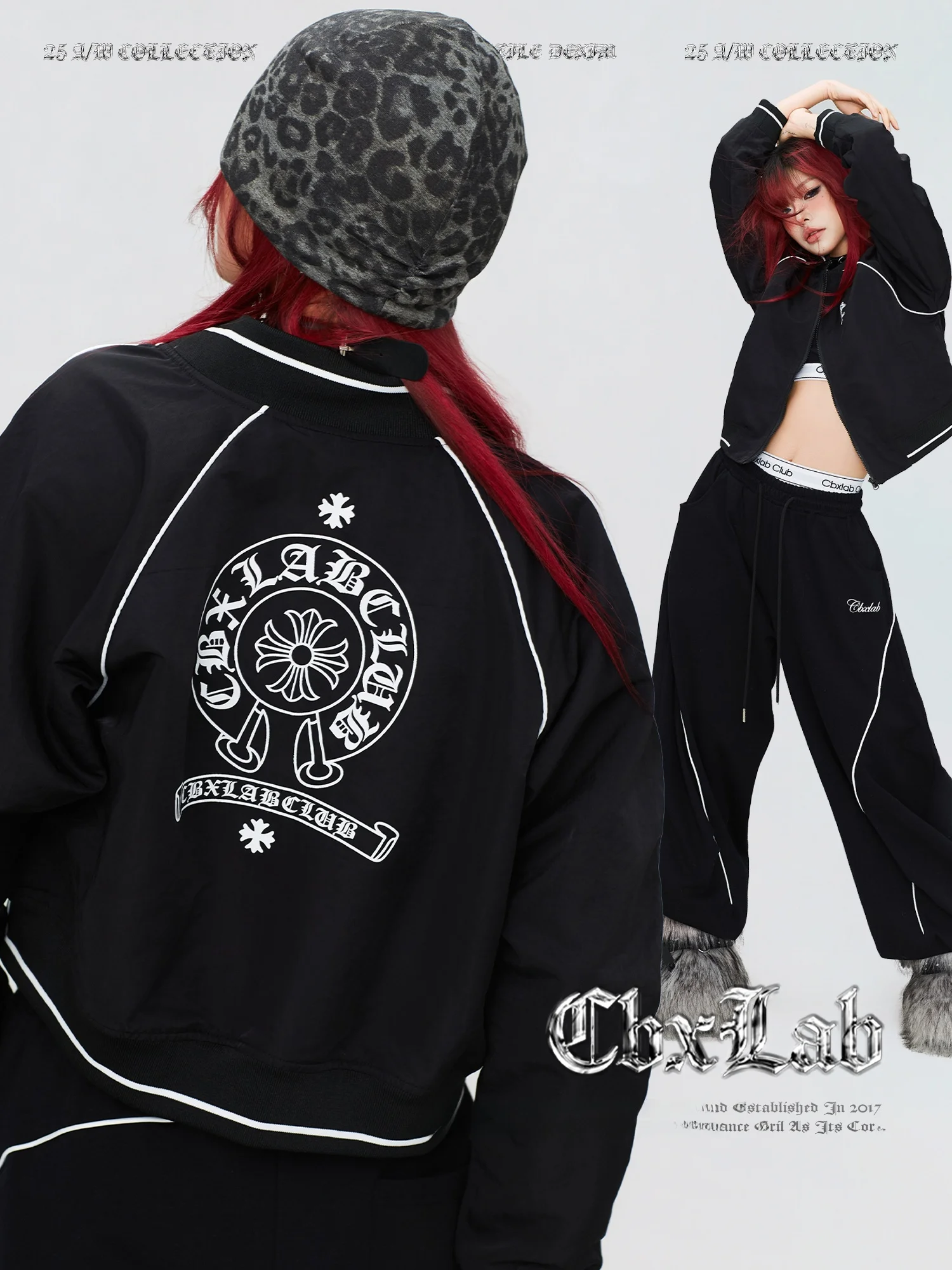 

CBXLAB Уличные танцы High Street Bae Хип-хоп Американский бейсбол Джаз Осень Зима Танцы Верхняя одежда Модная женская одежда...