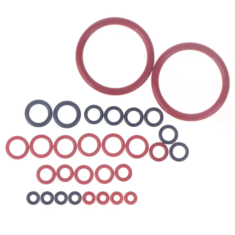 /PFU/O-Ring Seal Kit Silicone Gasket For Saeco Coffee Machine Brewing Group Spout Connector Sealing Rings Accessories 30Pcs